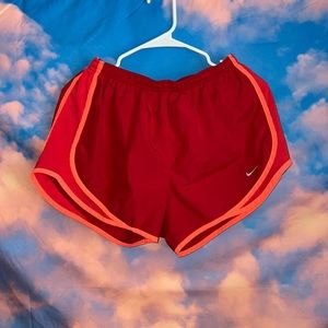 Orange Nike running shorts!